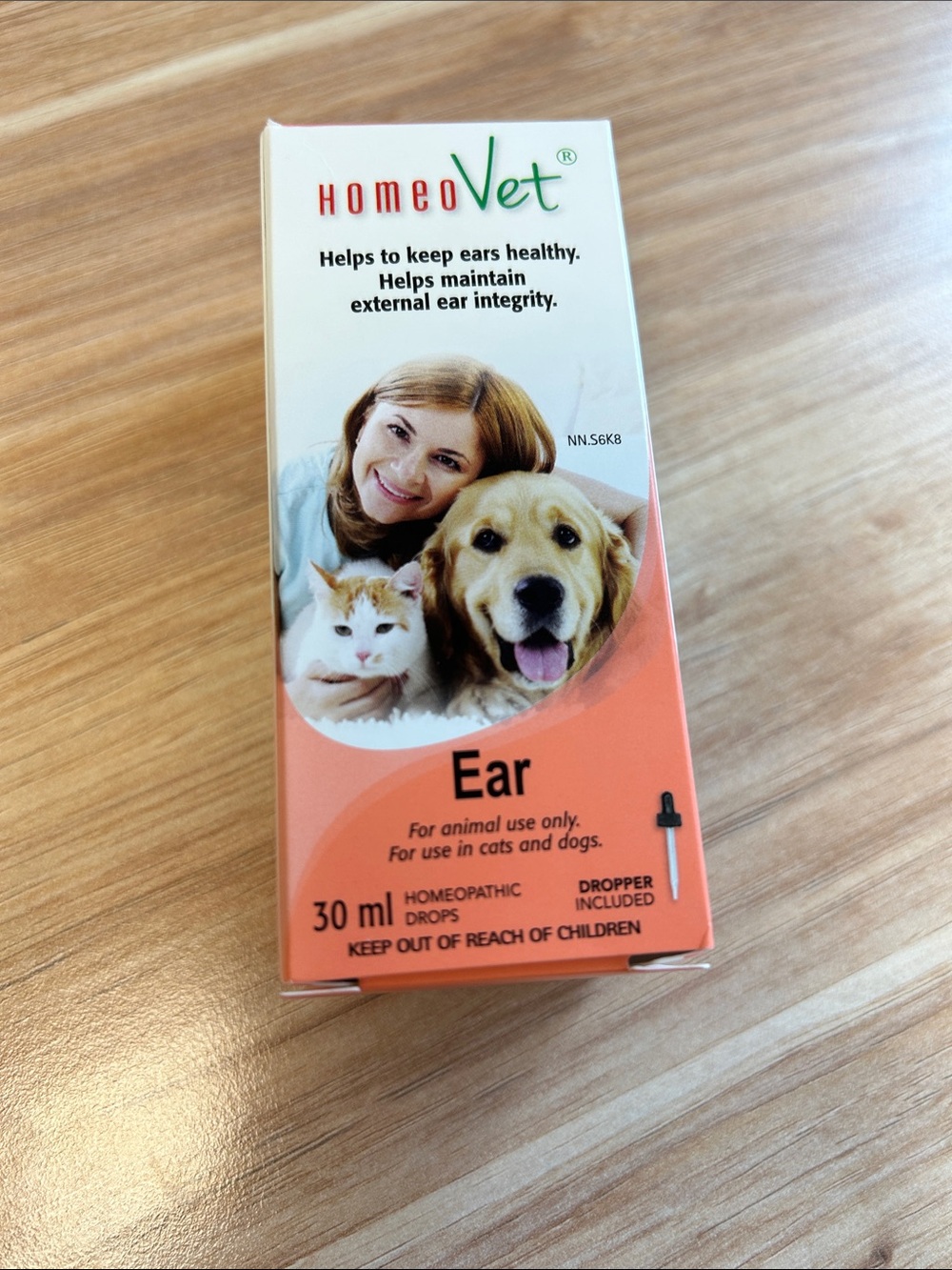 HomeoVet Ear Support for Dogs and Cats - new in box